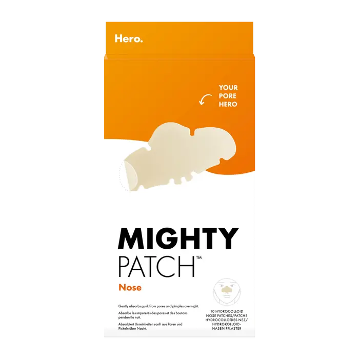 Hero Mighty Patch Nose – Hydrocolloid Nose Patches for Spots & Pores